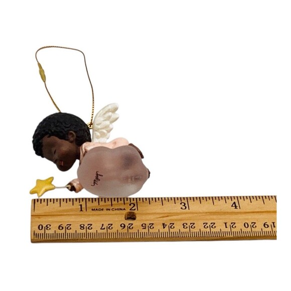 Hallmark Ornament Mary’s Angels African American Baby Jasmine Holding Star 2in - Picture 5 of 5